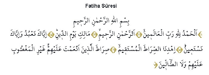 Fatiha suresi