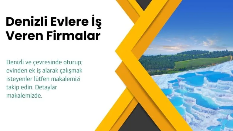 denizli evlere is veren firmalar