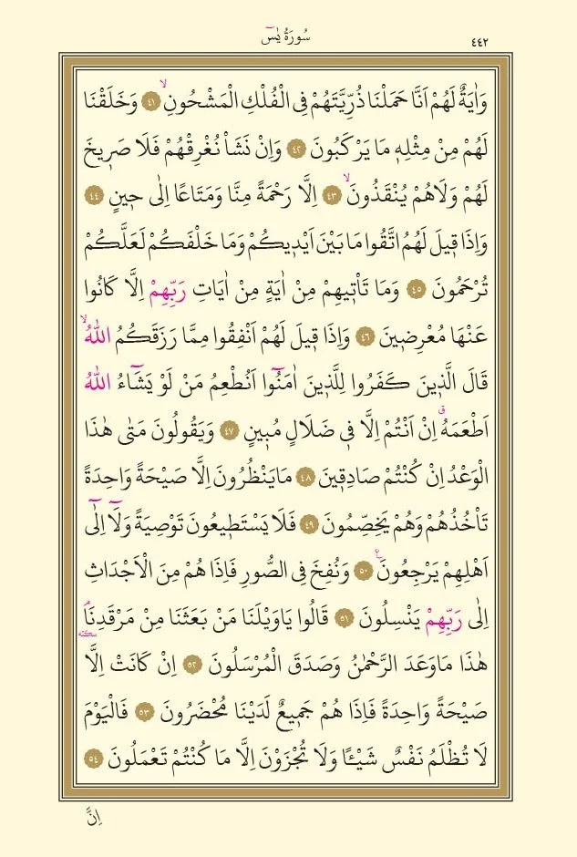Yasin Suresi 4.Sayfa