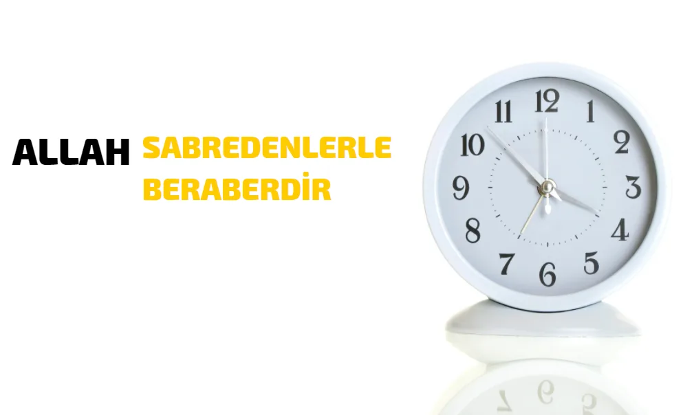 allah sabredenlerle beraberdir