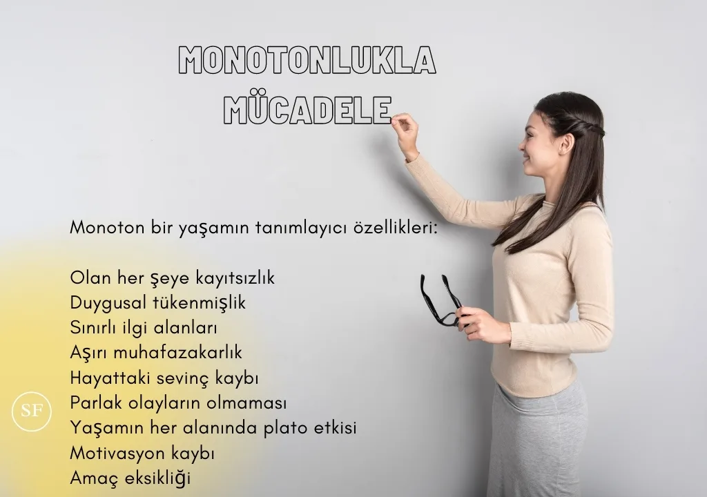 monotonlukla mucadele