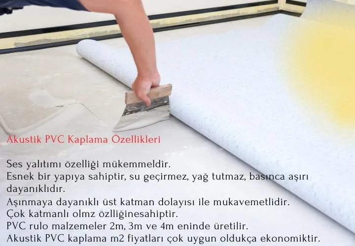 Akustik PVC Kaplama Özellikleri
