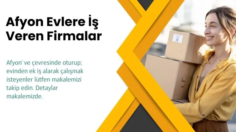afyon evlere is veren firmalar