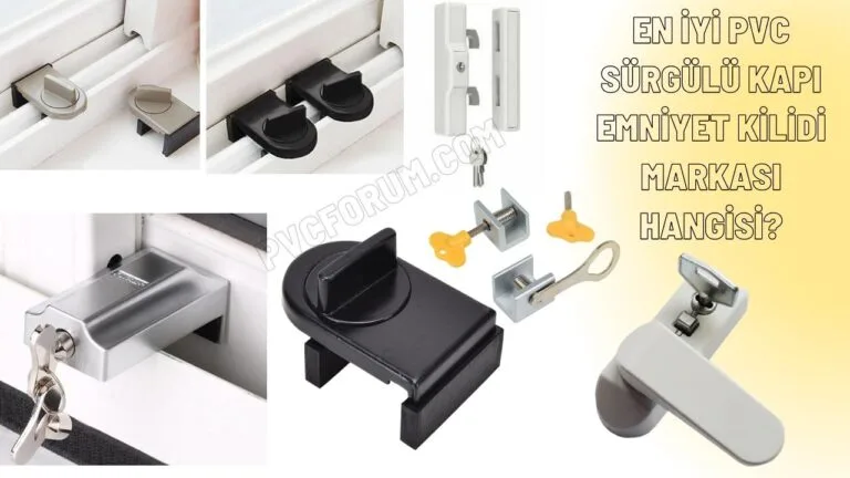 Pvc Surgulu Kapi Emniyet Kilidi