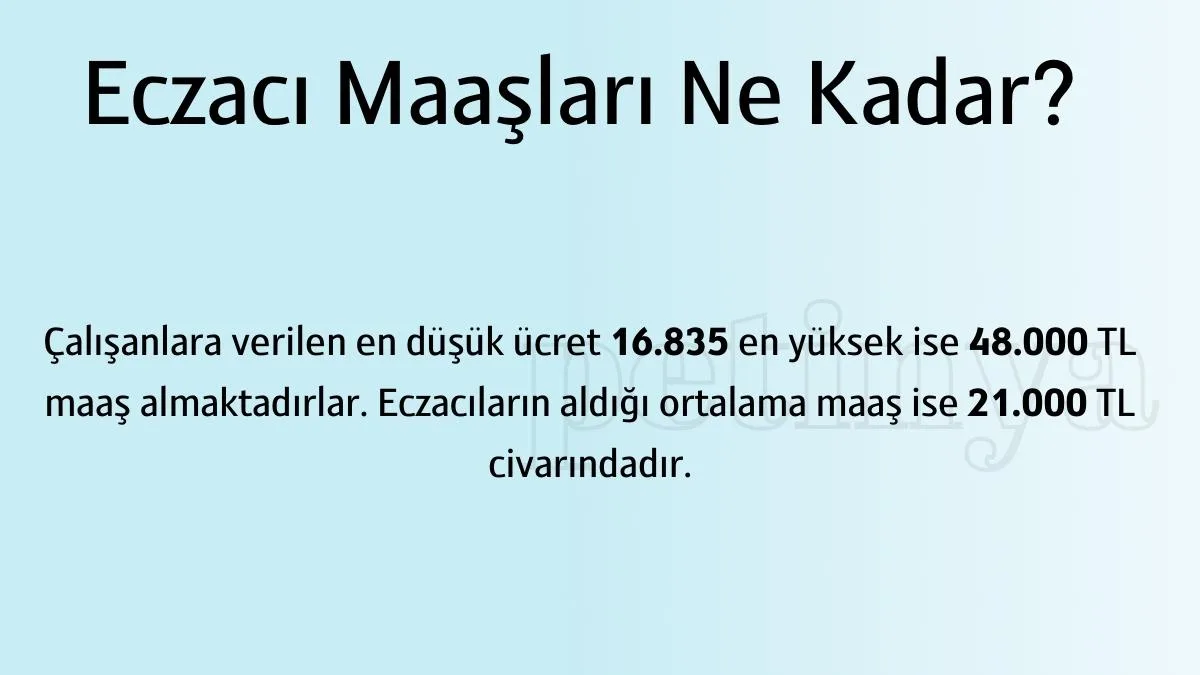 eczaci maasi ne kadar