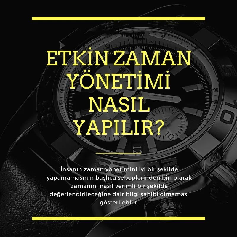Etkin Zaman Yonetimi