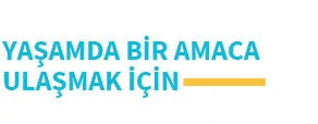yasamda bir amaca ulasmak icin