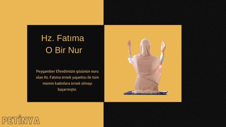 hazreti fatima o bir nur