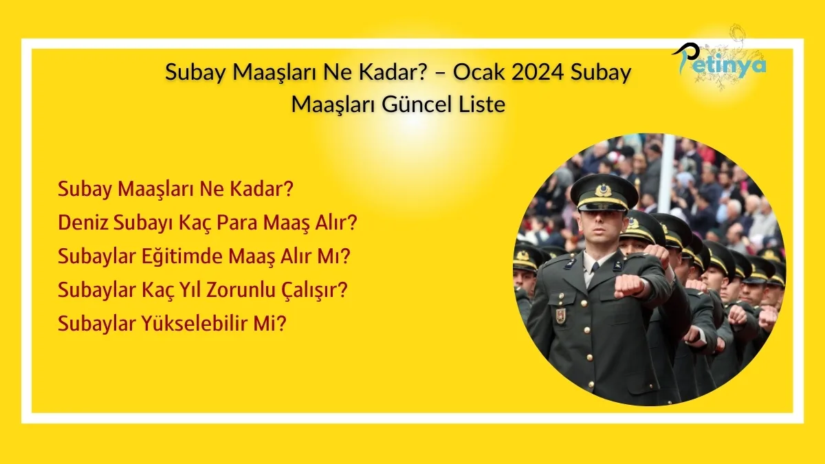 subay maaslari