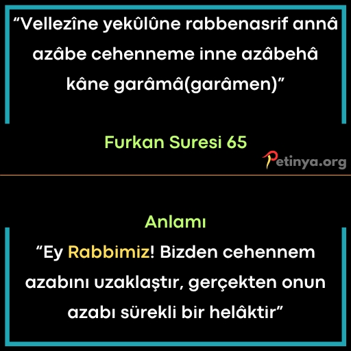 kisa ayetler furkan suresi 65 kisa ayetler furkan suresi 65