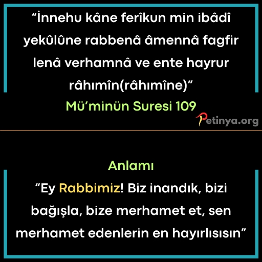 kisa ayetler muminun suresi 109 kisa ayetler muminun suresi 109